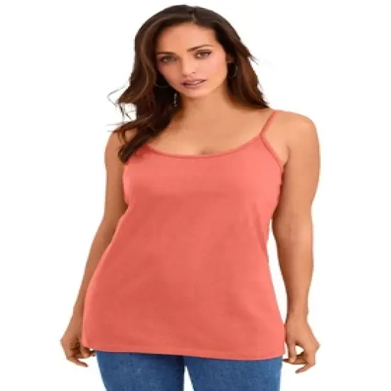 Jessica London Women&rsquo;s Plus Size Cami Top with Adjustable Straps image {7}