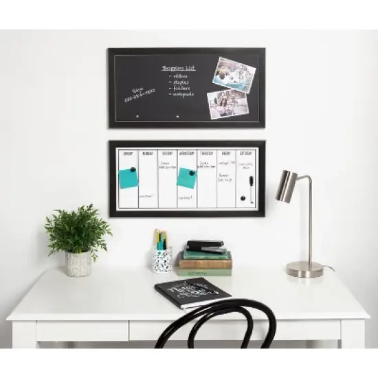 Wyeth Framed Magnetic Chalkboard - Kate & Laurel All Things Decor image {5}