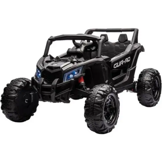 Kids Ride On Car, 24V Ride On UTV, Battery Powered Electric Off-Road UTV Car w/Remote Control, 200W Motor, Spring Suspension, LED Headlights image {7}