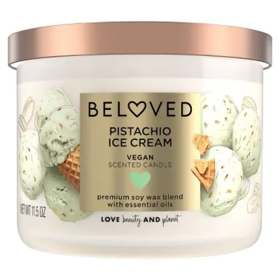 Beloved Pistachio Ice Cream 2-Wick Candle - 11.5oz image {5}