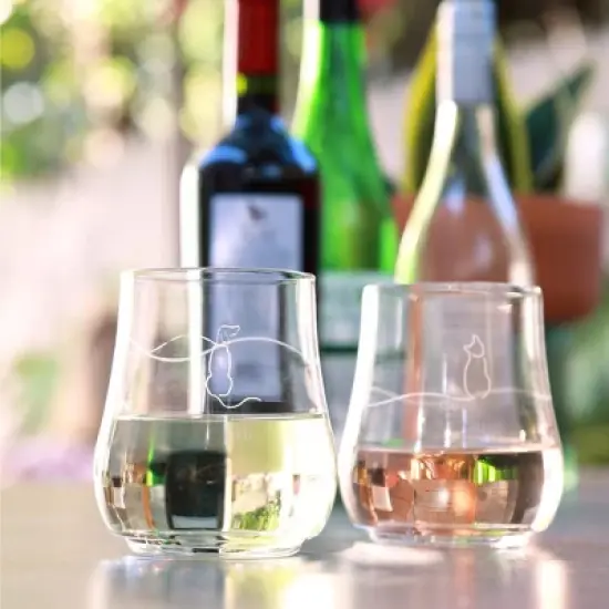 Libbey Modern Pets Meow All Purpose Glasses, 17 ounce, Set of 4 image {8}