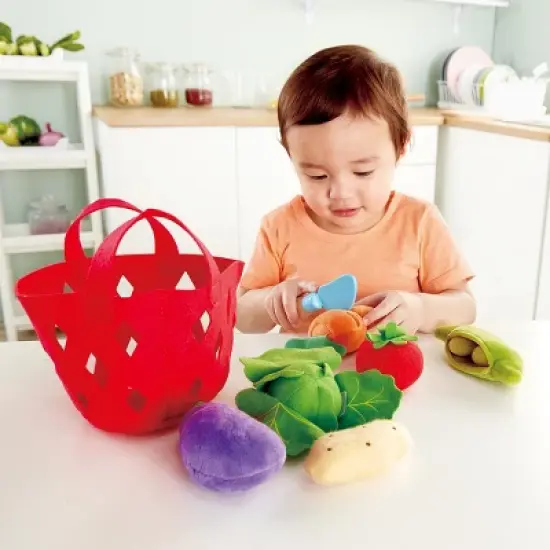 Hape Toddler Felt Fruit & Vegetable Baskets image {2}