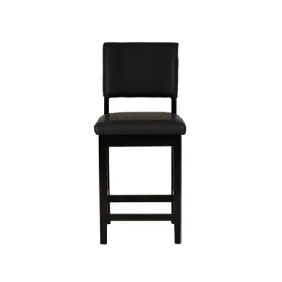 Linon Milano Counter Height Barstool Black image {4}