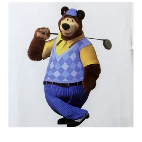 Masha and The Bear Golf T Shirt - Toddler image {2}