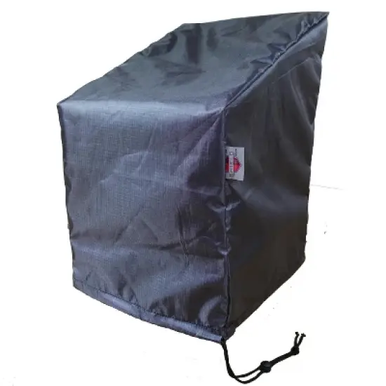 Summerset Shield Barstool/Stacked Dining Chairs Cover Ultimate Protection for Your Outdoor Furniture 25.5" x 28" x 29"/42" Mercury image {6}