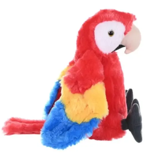 Wild Republic Cuddlekins Mini Scarlet Macaw Stuffed Animal, 8 Inches image {3}