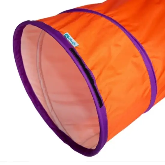 Pacific Play Tents Kids Institutional Tunnel - Orange/Purple image {3}