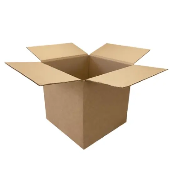 UOFFICE Pack of 25 Multi-Depth Corrugated Boxes 8" x 8" x 8" Cube Boxes image {3}
