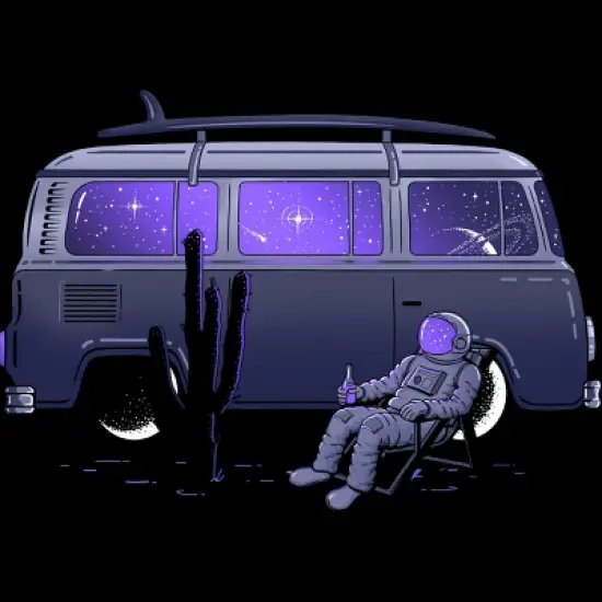 Men's Design By Humans Star Trippin' By Gammaray85 Tank Top image {1}