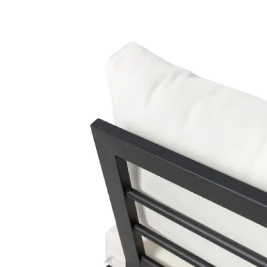 INFURNIC Patio Seating Sets Modern Outdoor Furniture Set Featuring Unique Design,Perfect for Gardens, Living Spaces, White, 69.25"*32.5"*29.5" image {1}