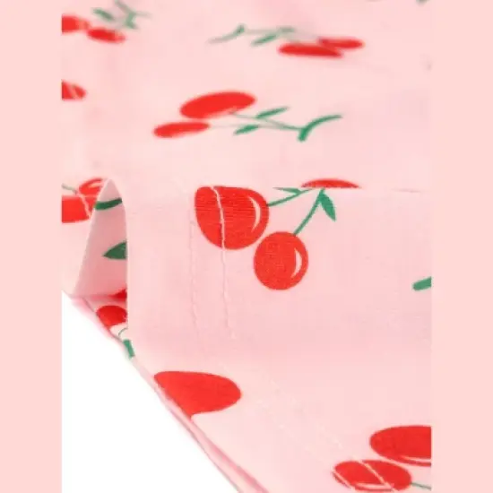 Agnes Orinda Women's Plus Size Foral Top with Elastic Waist Shorts Nightgown Set image {4}