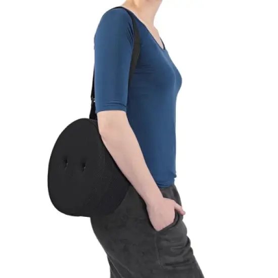 SoHo Urban Artist Collapsible Telescoping Stool with Upgraded Thick Cushion - Lightweight 2.46 lbs Pop Up Stool, Adjustable Seat Height 2.6'' to image {4}