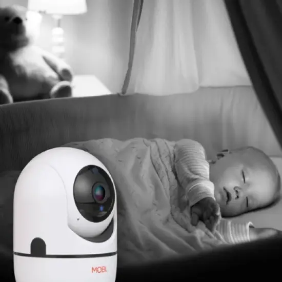 MobiCam HDX Pan & Tilt Smart HD WiFi Video Baby Monitor -Monitoring System - WiFi Camera with 2-way Audio image {6}