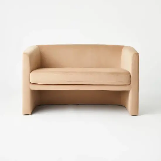 Vernon Loveseat Velvet - Threshold&trade; designed with Studio McGee image {2}