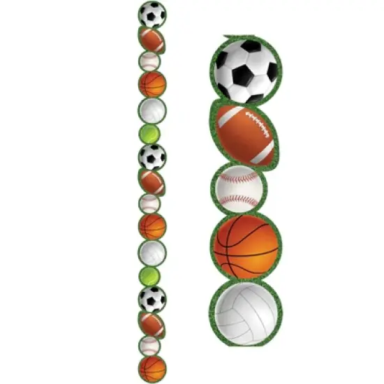 Teacher Created Resources&reg; Sports Die-Cut Border Trim, 35 Feet Per Pack, 6 Packs image {2}