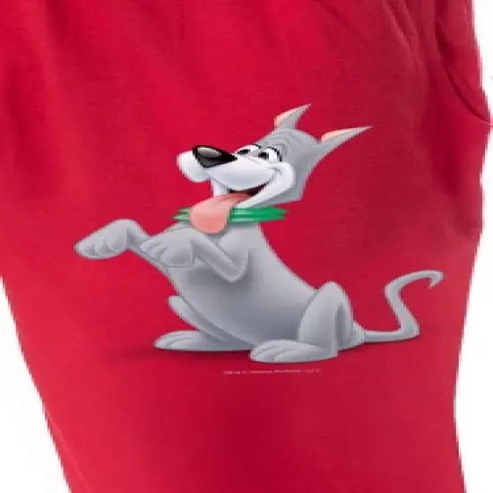 The Jetsons Mens' Classic Cartoon Astro the Dog Sleep Pajama Pants Red image {2}