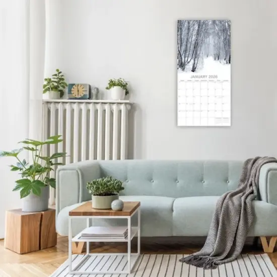 2026 Square Wall Calendar, Woodland Scenes, 16-Month Natural World Theme with 180 Reminder Stickers (12x12 In) image {1}