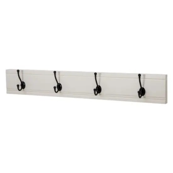 Savannah Coat Hook with Bench Set Ivory - Bolton Furniture image {1}