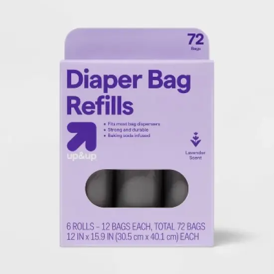 Disposable Diaper Bag Roll 72ct - up&up&trade; image {3}