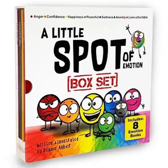 A Little Spot of Emotion 8 Book Box Set (Books 1-8: Anger, Anxiety, Peaceful, Happiness, Sadness, Confidence, Love, & Scribble Emotion) - (Paperback) image {1}