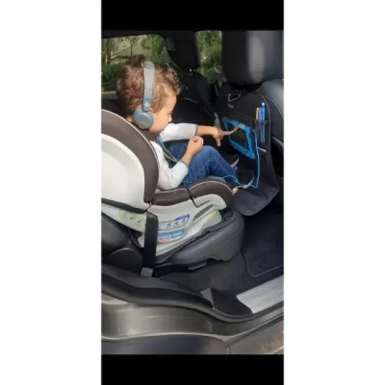 Lulyboo Auto Seat Protector and Car Seat Organizer - Black image {7}
