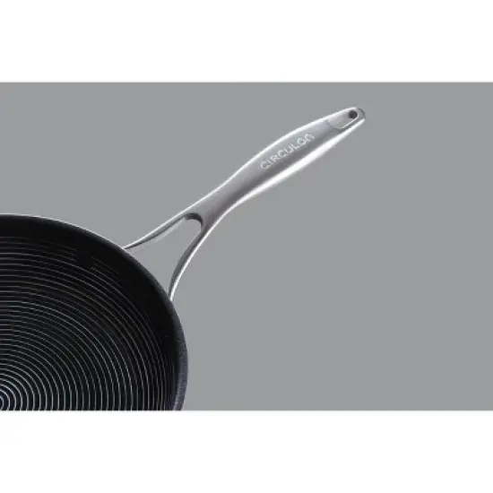 Circulon SteelShield C-Series 10pc Clad Tri-Ply Nonstick Cookware Plus Bonus Utensil Set: Stainless Steel, Induction Safe image {8}