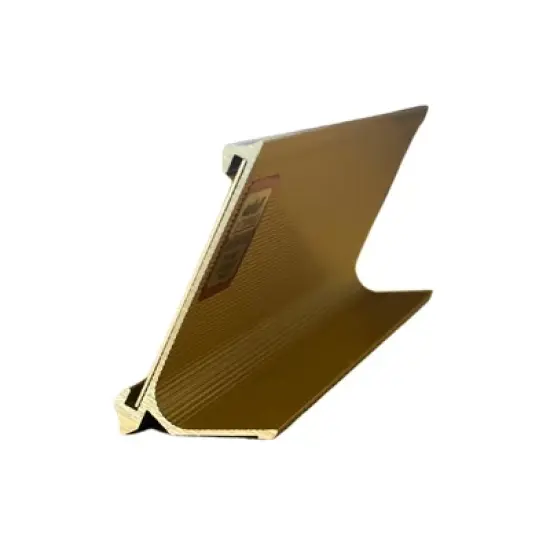 LEMONSODA Nameplate Style Desk Sign (Best Dad Ever) - Brown & Gold image {2}