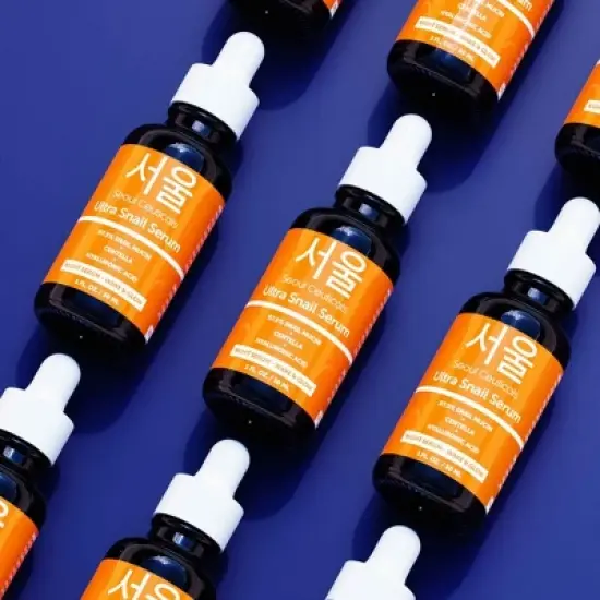 Seoul Ceuticals Korean Skin Care Snail Mucin Serum - Korean Beauty Skincare Night Serum Hyaluronic Acid for Face - Contains 97.5% K Beauty Snail, 1oz image {3}