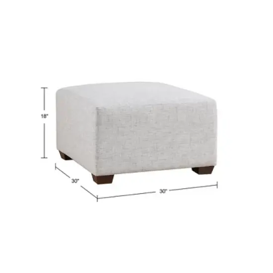 Molly Modular Ottoman Ivory - Ink+Ivy image {11}