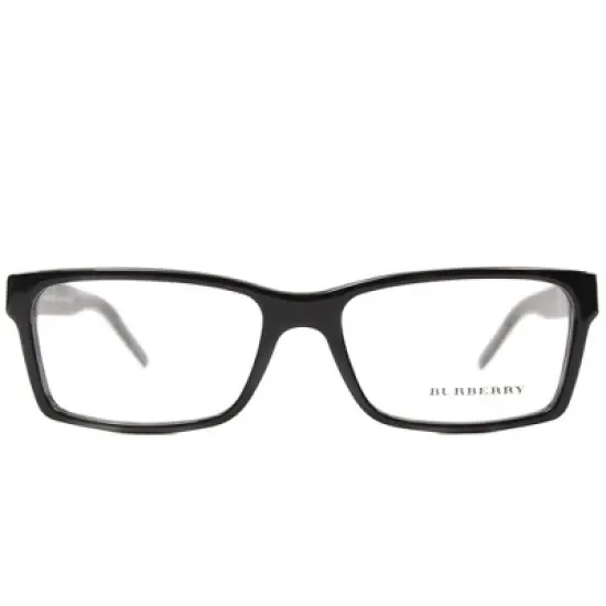 Burberry  3001 Unisex Rectangle Eyeglasses Black 54mm image {1}