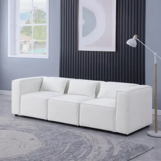 Modular Sofa,3 Seat Sofa Couches And Sectionals,Cloud Sectional Sofa,Multifunctional Sofa,Modular Couch Sectional,Knock Down Sofa-Cuddlewood image {1}