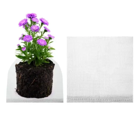 Unique Bargains Plant Root Protector Stainless Steel Durable Reusable Mesh Garden Netting image {6}