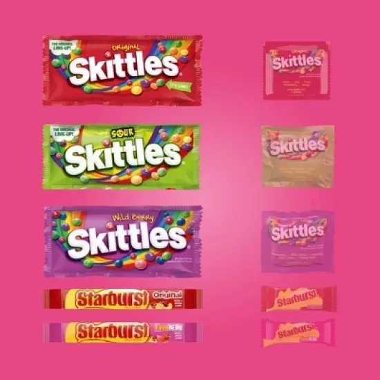 Skittles & Starburst Halloween Assorted Variety Pack - 37.05oz/18ct image {1}