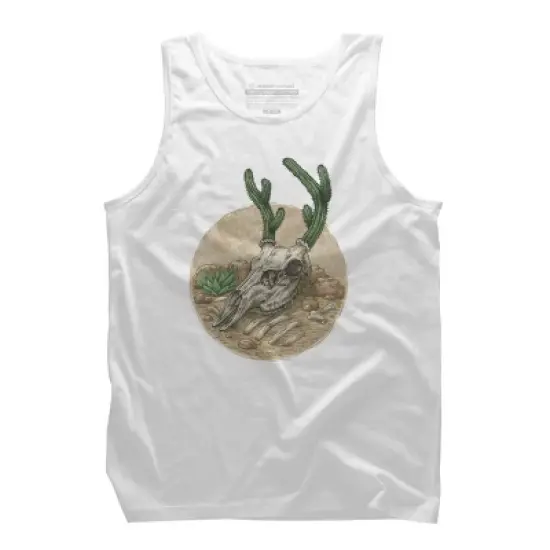 Men's Design By Humans Deer Cactus 2 By kelelowor Tank Top image {7}