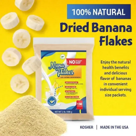 Nana Flakes for Diarrhea &ndash; 2 lb Bag (138 servings) image {2}