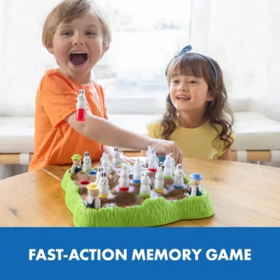 Educational Insights Bunny Hop: Memory & Color Recognition Preschool & Toddler Game, 2-4 Players, Ages 4+ image {2}