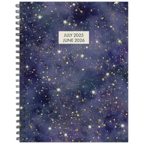 Willow Creek Press Starry Night Academic July 2025 - June 2026 8.5"x11" Weekly Monthly Softcover Planner image {6}