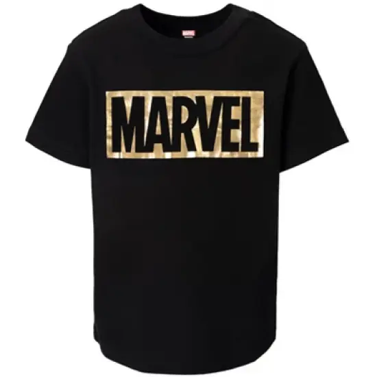 Marvel Avengers Graphic T-Shirt Logo Toddler to Big Kid image {5}