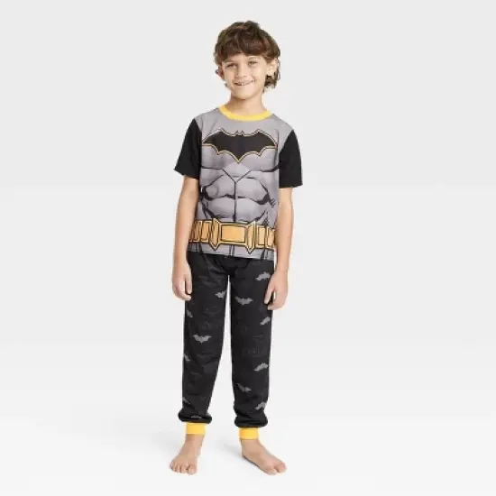 Boys' DC Comics Batman 3pc Pajama Set - Black image {2}