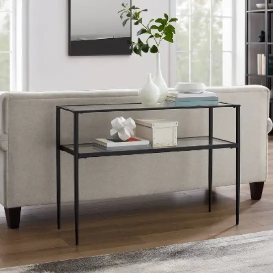 Ashton Console Table Matte Black - Crosley image {3}