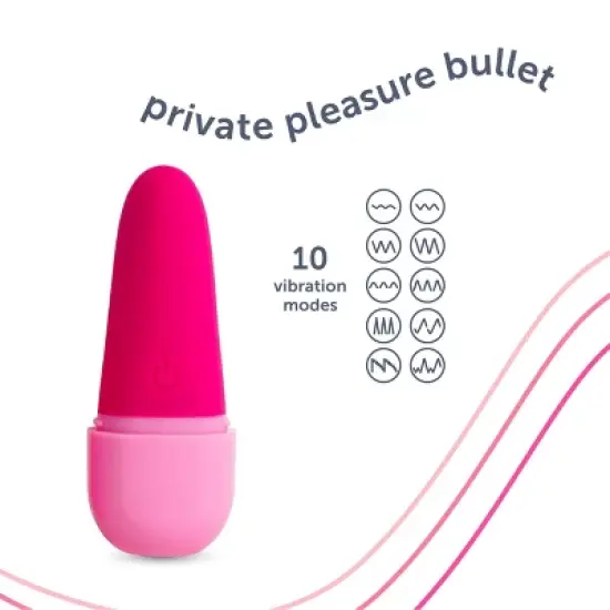 plusOne Private Pleasure Vibe - Pink image {3}