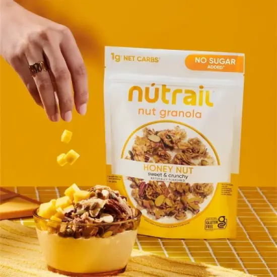 NuTrail Honey Nut Granola - 8oz image {2}