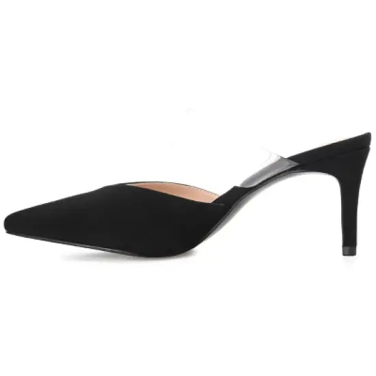 Journee Collection Womens Ollie Mules Low Stiletto Pointed Toe Pumps image {1}