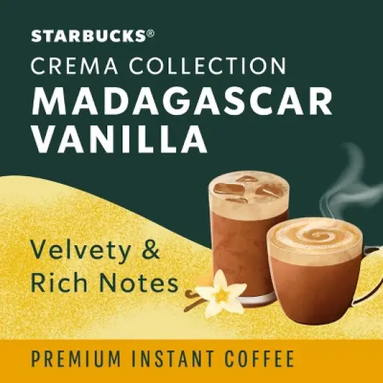 Starbucks Crema Collection Madagascar Vanilla Premium Instant Coffee - 21.36oz/3ct image {3}