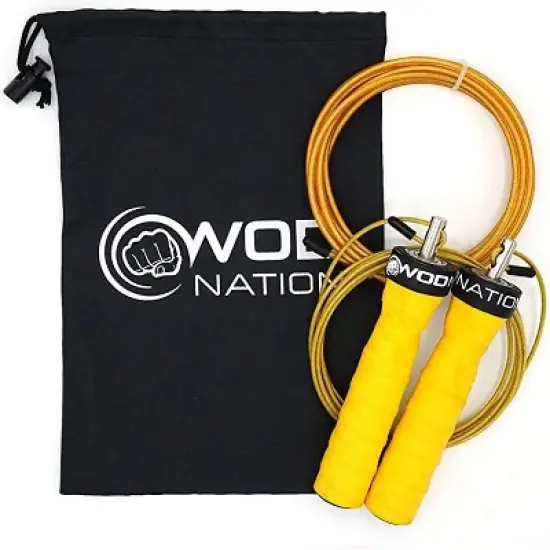 WOD Nation Attack Speed Rope - Yellow image {1}