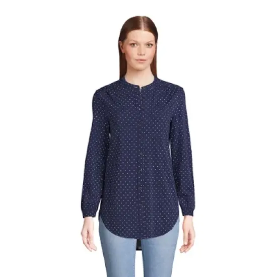 Lands' End Women's Long Sleeve Jersey A-line Tunic image {3}