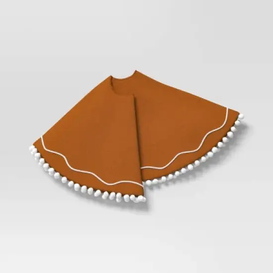 48" Christmas Gingerbread Scene Tree Skirt Brown - Wondershop&trade; image {2}