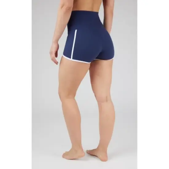 Yogalicious Womens 2 Pk Lux Super High Waist Summer Flair Bike Short image {2}