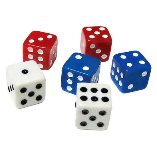 Teacher Created Resources Dice, Pack of 18 image {1}