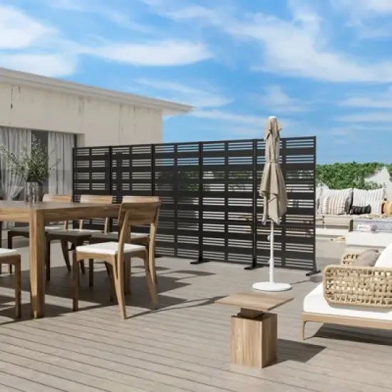 Dovelina Outdoor Privacy Screen Patio Decorative Screens image {2}
